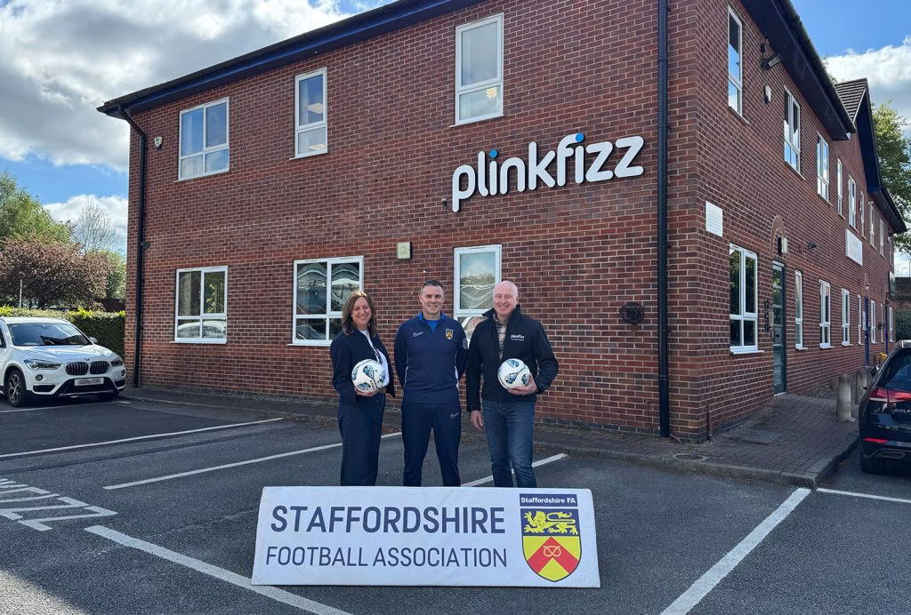 Plinkfizz announces new strategic partnership with Staffordshire FA